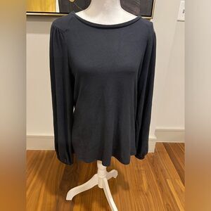 Nordstrom H by Bordeaux smoke gray women’s shirt size Large NWT